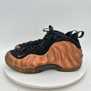 Nike Air Foamposite one Men Size 8 314996-007 Copper Gold Black Training Shoes
